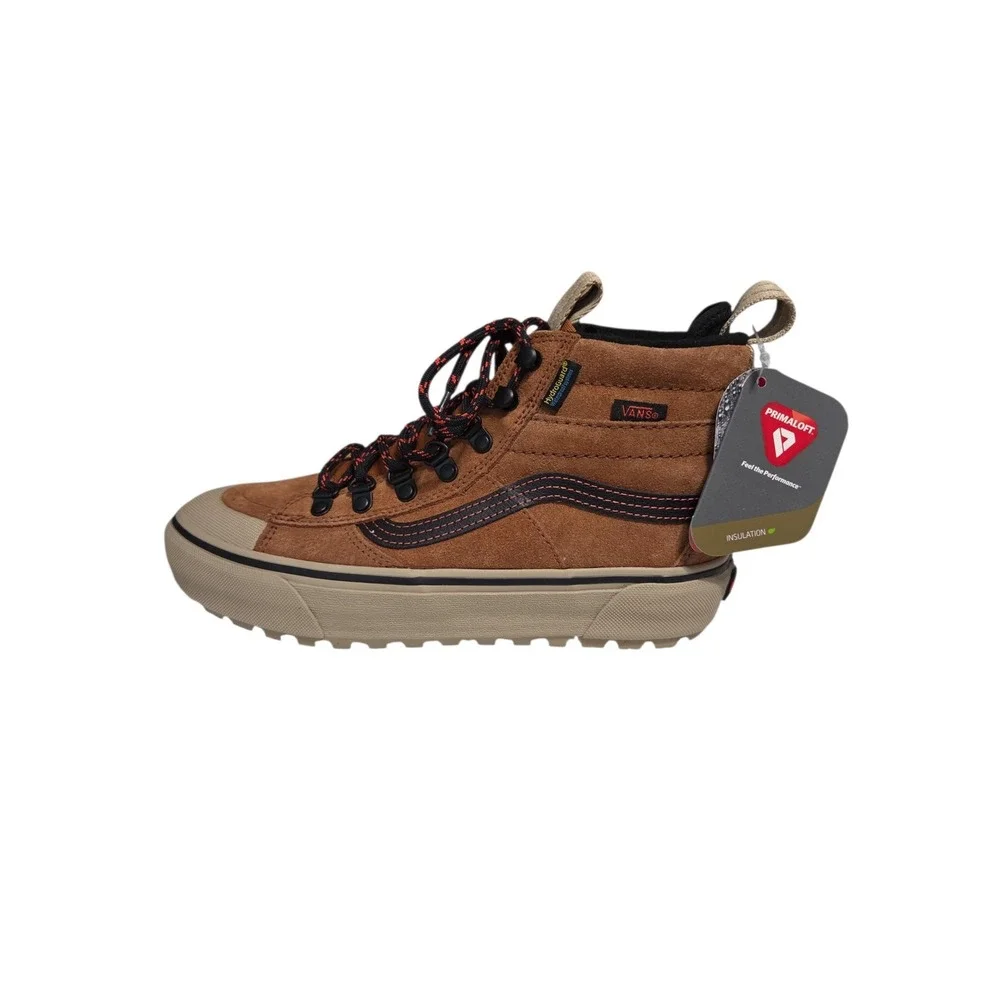 Vans Sk8-Hi MTE-2 Brown Suede Waterproof Cold Weather Boots Mens 6.5 Women 8